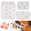 1/2/3Pcs Guitar Picks Molds for Resin Casting Guitars Pick Resin Mold for Musical Instruments Accessories Adult Kids