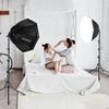 Andoer Studio Photography Softbox Kit with 70cm/28in Octagon Photography Softbox * 2 + 1.5M Metal