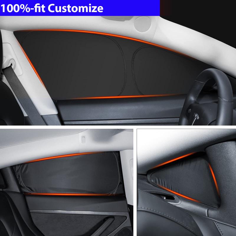 for Tesla Model 3 Highland 2024 2025 Side Window Sunshade Cover Front Rear Windshield Shading Sunshield Sun Blind Baby Protector