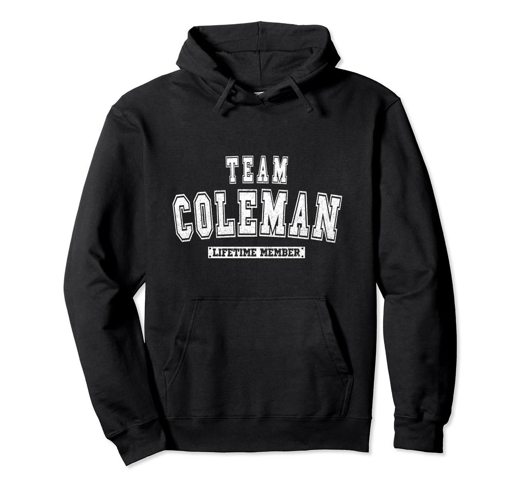 Худи с фамилией семьи, пожизненный член команды Coleman