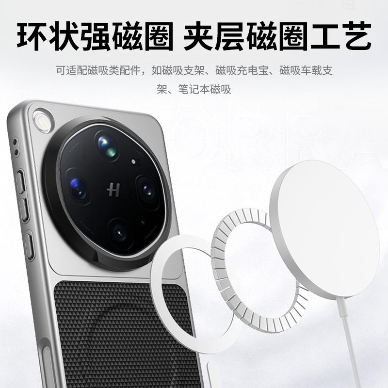 Чехол для OPPO Find X9 Ultra Магнитный Для MagSafe Матовый PU Кожа Электроосажденный PC Жесткая Крышка Легкий Пылезащитный Бампер