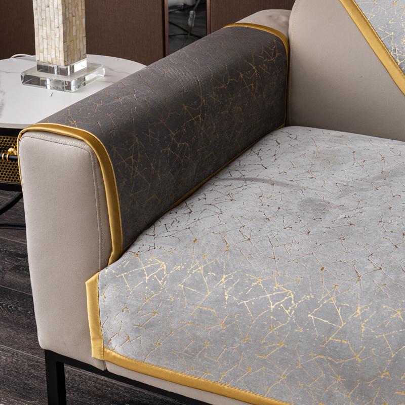 Чехол для дивана Nordic Light luxury, подушка в форме буквы L, кожаный чехол для дивана Four Seasons, нескользящее полотенце для декора гостиной