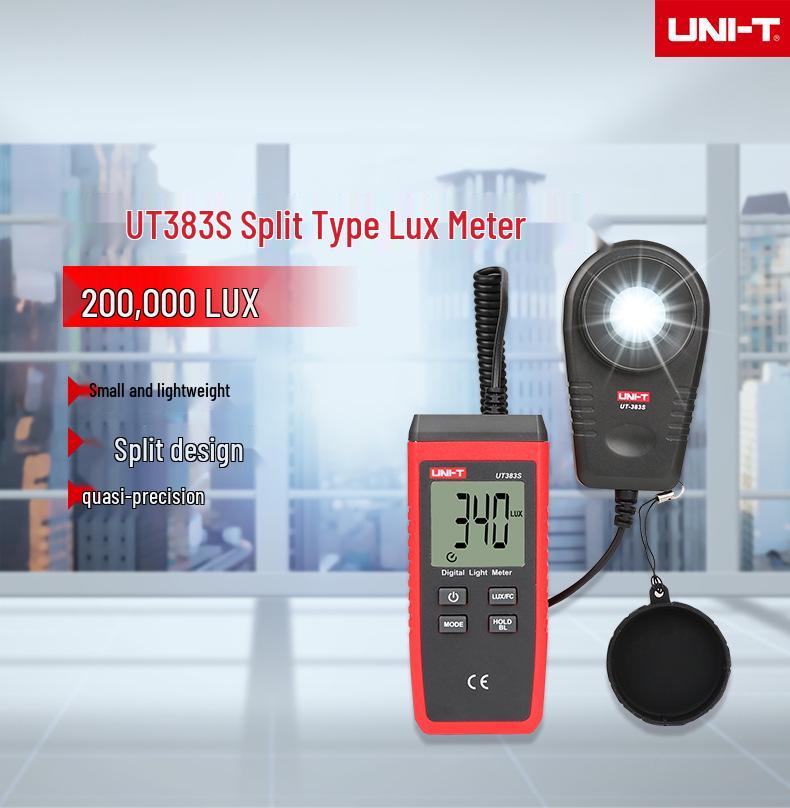 UNI-T Мини цифровой люксметр UT383/UT383BT/S с Bluetooth фотометр для измерения освещенности