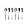 6 Pieces Teaspoons Silver Gold Dishwasher Safe 304 Stainless Steel 5.5in Teaspoon For Dessert Espresso Coffee Spoon4