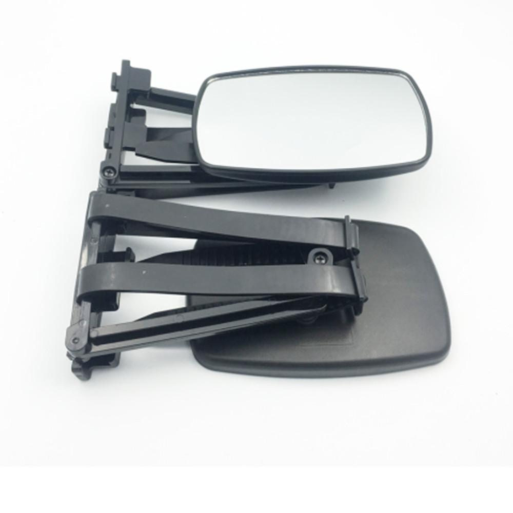 2PCS Universal Heavy Adjustable Big Size Trailer Towing Mirror Clip-on Trailer Wing Mirror Extension Towing Mirror Glass for Car Caravan Trailer