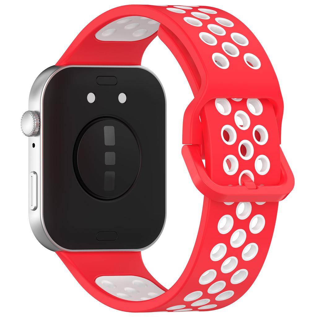 For Huawei Watch Fit 3 Soft Silicone Watch Strap Replacement Dual Color Band