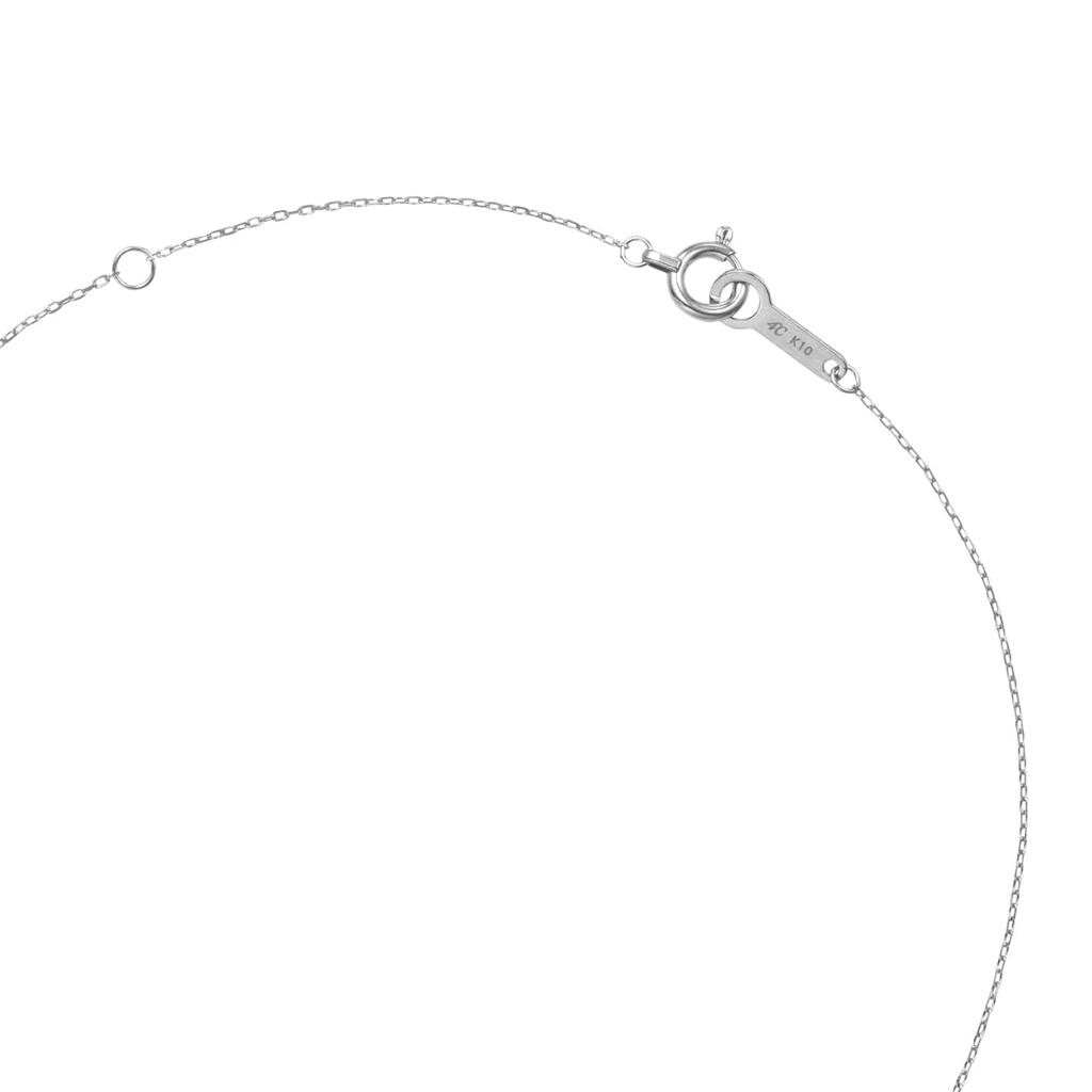 K10 White Gold Necklace 112346123205 [Yondo Sea] Women's