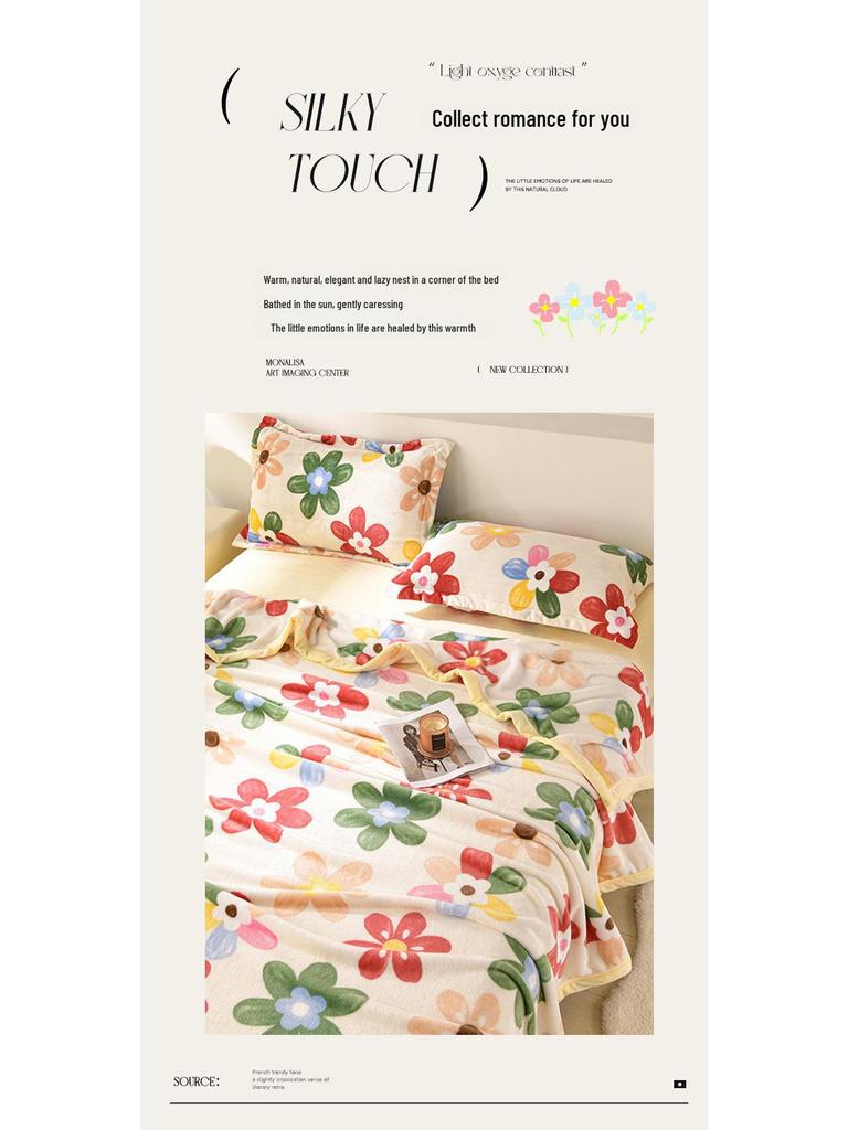 Фланелевое зимнее одеяло - односпальное/двуспальное, простыня, сон, кондиционер, подарок на мероприятие