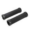 CANSUCC Mountain Bike Handle Bar Cover Aluminum Lock Loop Bicycle Rubber Handle Bar GripsBlack