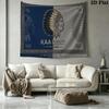 KAA Gante Wall Tapestry Aesthetic Wall Hanging Printed Fabric Blanket Decorative Tapestries for Bedroom Living Room Home Decor