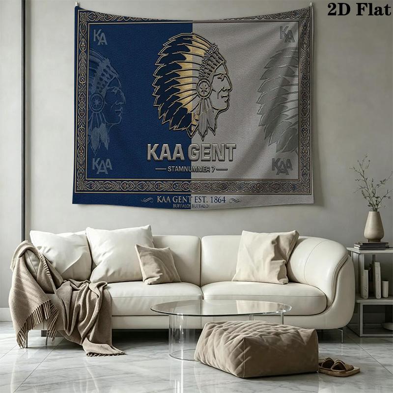 KAA Gante Wall Tapestry Aesthetic Wall Hanging Printed Fabric Blanket Decorative Tapestries for Bedroom Living Room Home Decor