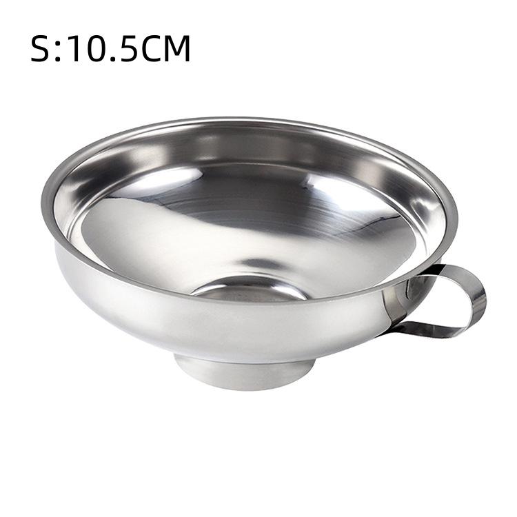 1 шт. воронка для консервирования из нержавеющей стали кухонный инструмент с широким горлом воронка для консервирования бункер фильтр утечка банка с широким горлом для масла вина кухня