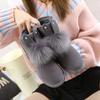 Order A Size Up Rabbit Ears Soft Snow Boots Women Winter Warm Plush Ankle Booties Female Fashion Slip On Cotton Shoes