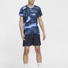 New Nike Dri Fit T Shirt Men's Blue Black FQ2109-494
