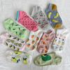 5 Pairs Womens Funny Socks Spring And Autumn Fruit Ankle Socks Avocado Lemon Strawberry Banana Harajuku Casual Short Socks 35-40