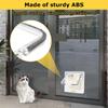 Дверца для кошки Погодоустойчивая Внутренняя Дверь для Питомца с 4-сторонним Замком Легко Устанавливаемый Лаз для Питомца для Шкафа Гаража Прачечной Кладовки