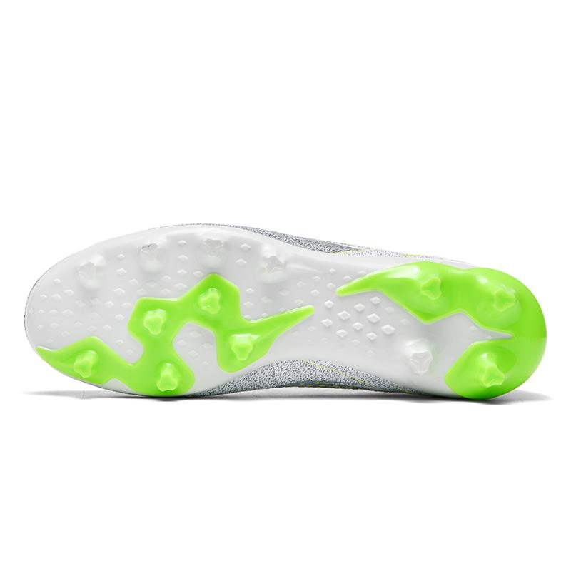 Men's Large Size Football Boots 34-46 Men's/Children's High-top Short-nailed Outdoor Anti-slip Football Boots