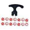 14Pcs Golf Shoe Spikes Replacements Cleats and Tool TPU Screw In for Women Men Lightweight