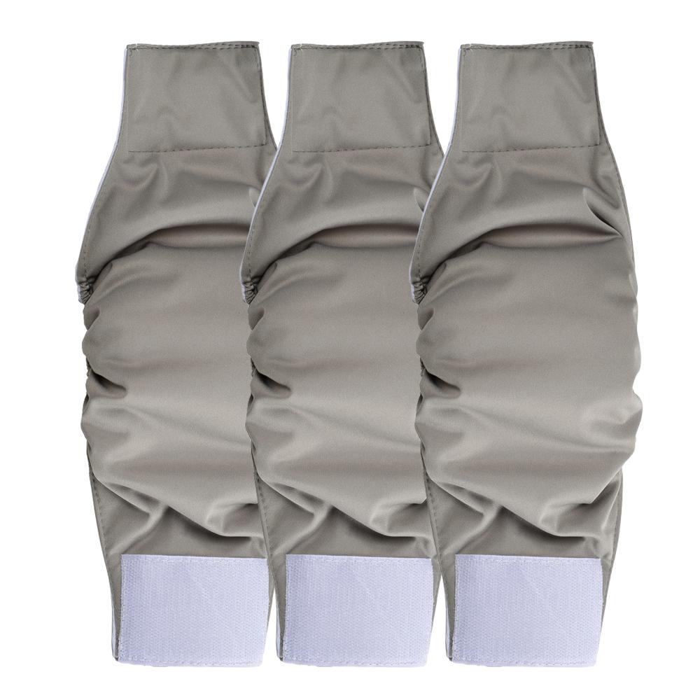 3 шт. многоразовый бандаж на живот для кобелей, моющиеся подгузники для домашних животных, физиологические трусы, короткие дышащие щенячьи подгузники, оберточные принадлежности