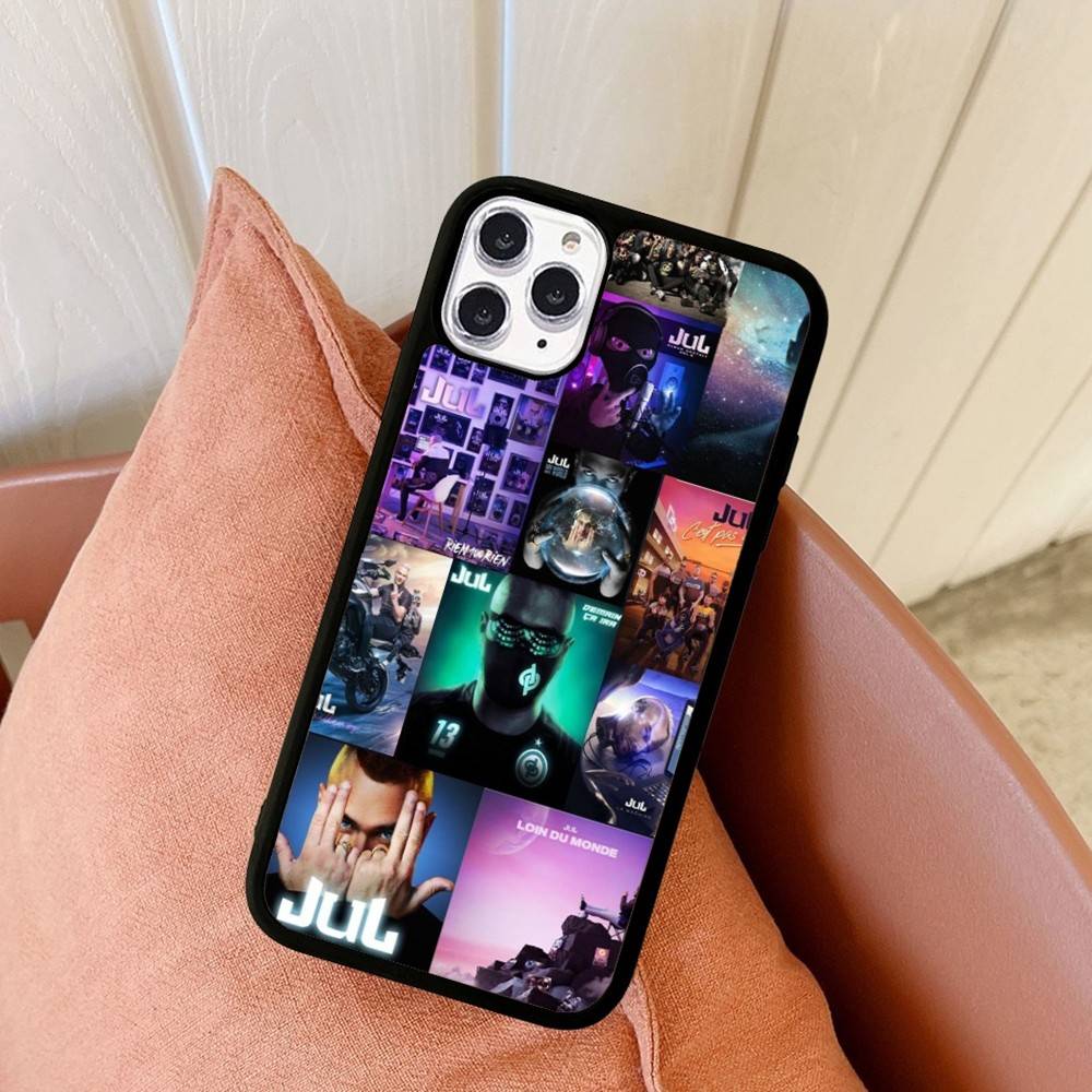 Чехол для телефона рэпера JuL C'est Pas Des Lol для iPhone 16 Pro Max 15 14 Plus 14 13 12 11 17 PC+TPU Задняя крышка