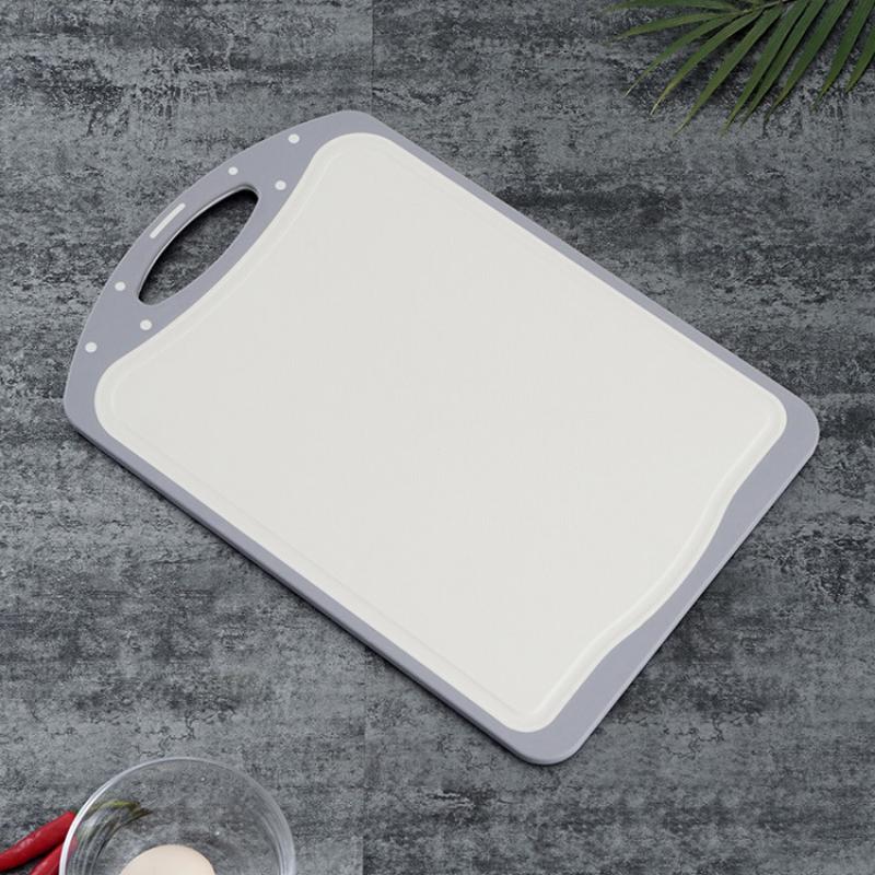 HANYANG новая утолщенная 304 двусторонняя разделочная доска из нержавеющей стали, пластиковая разделочная доска, разделочная доска из нержавеющей стали