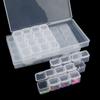Box Empty Rhinestone Organizer Plastic Storage Box Beads Container Nail Art Accessories