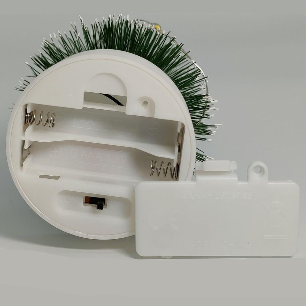 3Pcs/Set Mini Ornaments Small Pine Trees Lights Glowing Christmas Tree Light Party