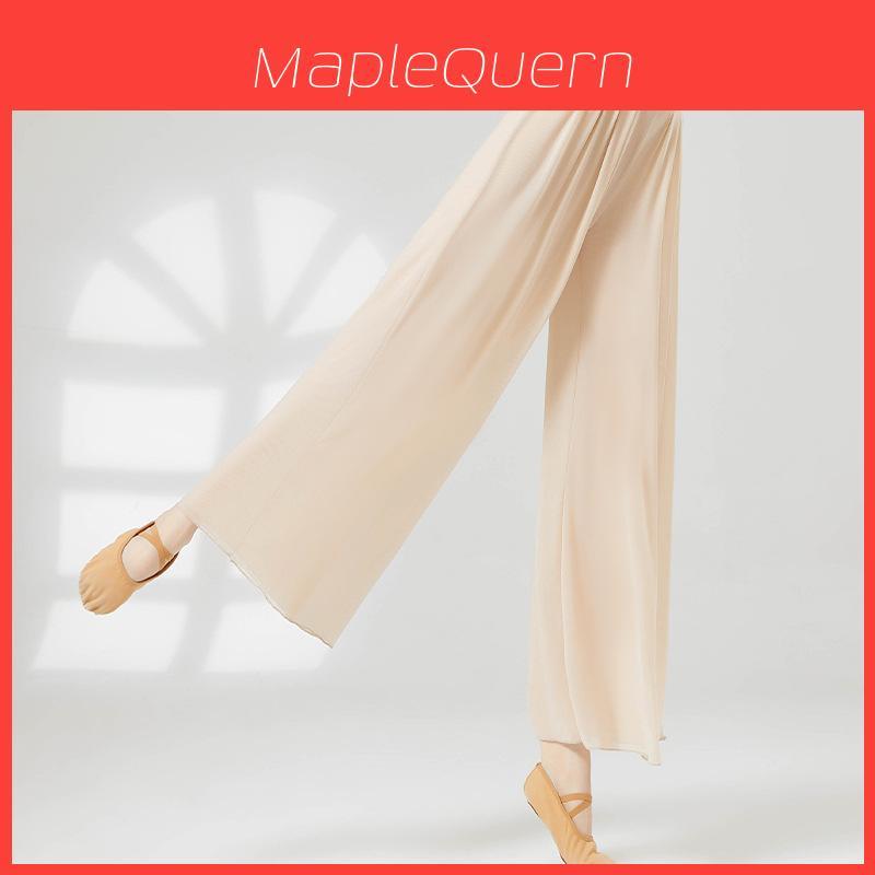 Modern Dance Trousers With Draping Style For Female Adult Performance Practice And Stage Shows