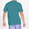 Nike T Shirts Men's Blue Crew Neck Moderate Straight Fit CU6949-424