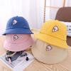 Cute Bear Baby Hat Embroidery Spring Summer Kids Girl Boy Bucket Cap Soft Cotton Children Toddler Beach Fisherman Sun Hat