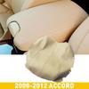 Крышка подлокотника центральной консоли подходит для Honda 2008-2012 Accord Бежевый Коричневый Кожа V