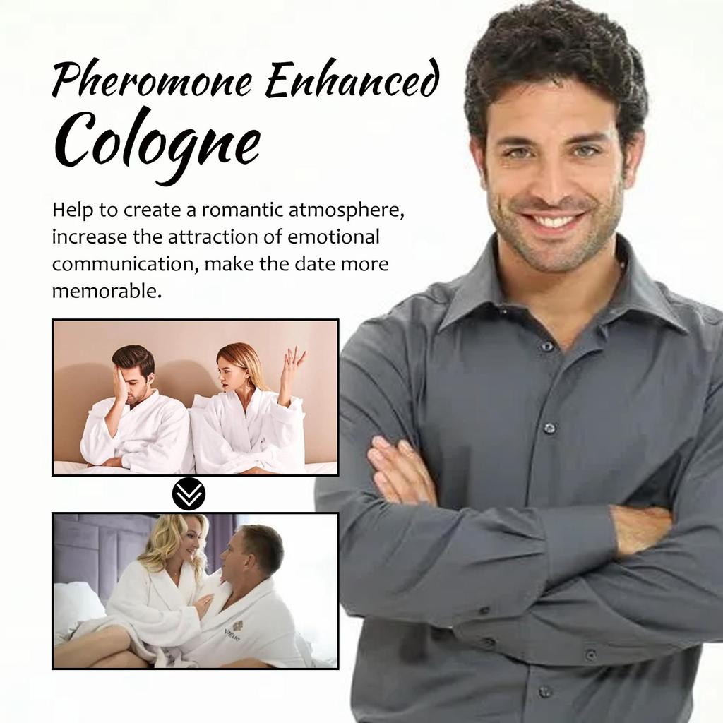 Roxelis Men's Pheromone Perfume Men's Cologne Lasting Fragrance Business Gentleman Fresh Charm Encounter Perfume