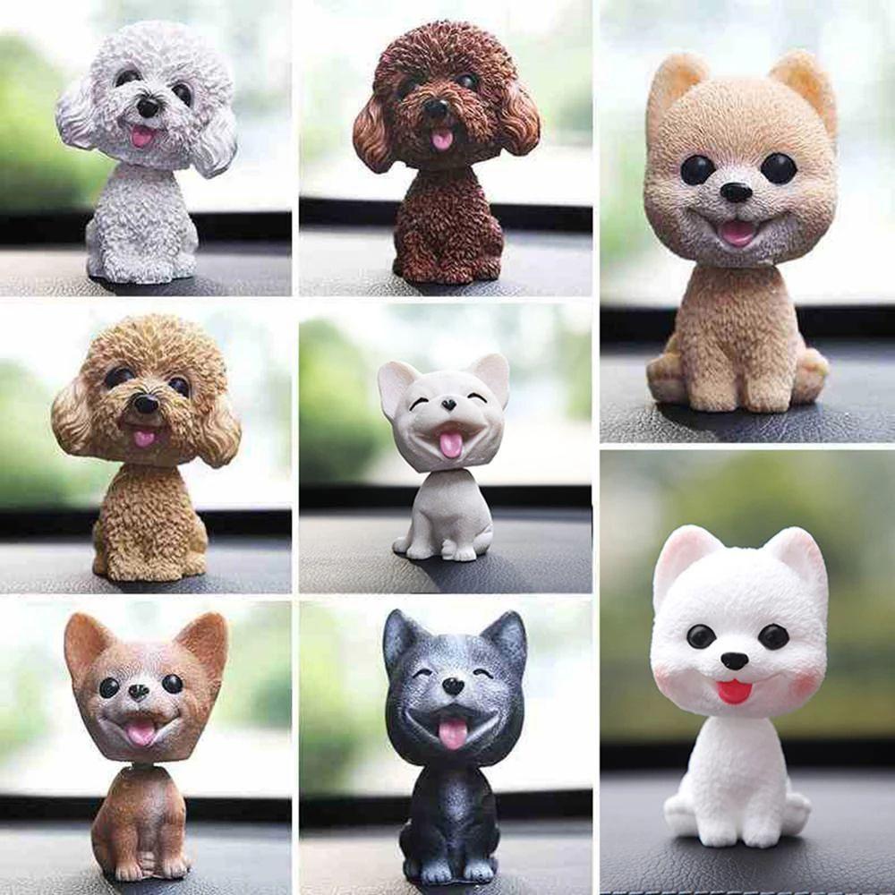 Dog Decoration Gift Resin Bobblehead Dog Shaking Head Dog Nodding Puppy Toys Car Ornaments