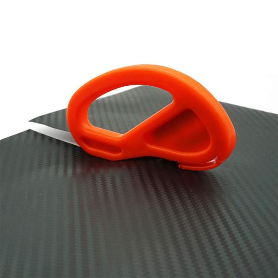 12 шт. резаков для виниловой пленки, стайлинг автомобиля, оранжевые виниловые пленки для автомобиля, безопасные принадлежности для мастерской