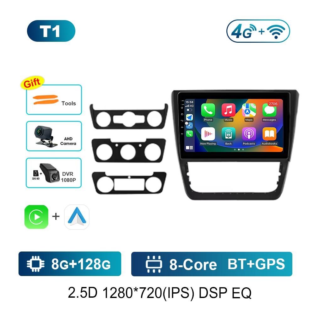 10-дюймовый автомобильный радио мультимедийный плеер для SKODA Yeti 5L 2009 - 2014 GPS Навигация Операционная система Android 4G Bluetooth WiFi DSP Стерео Авто Инструменты