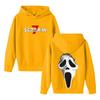 Kids Hoodie, SCREAM Ghostface Print, Fleece Lined, Boys Girls Casual Sports Sweatshirt Top