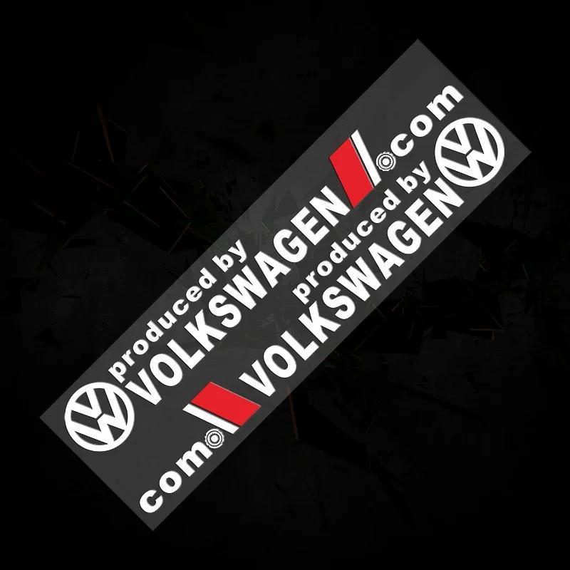Для VOLKSWAGEN VW Светоотражающие Лазерные Наклейки на Лобовое Стекло Автомобиля Декали на Кузов для Volkswagen Passat Tiguan Bora Jetta CC Beetle Sc