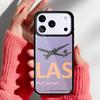 Смешной чехол для телефона с кодом аэропорта для iPhone 17 16 15 14 13 Pro Max Задняя крышка для 12 11 Pro Coque