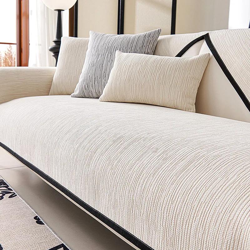 1 шт., подушка для дивана из ткани шенилл, универсальный нескользящий коврик в форме буквы L, полотенце для дивана, детский чехол для сиденья дивана для домашних животных, для гостиной, дома