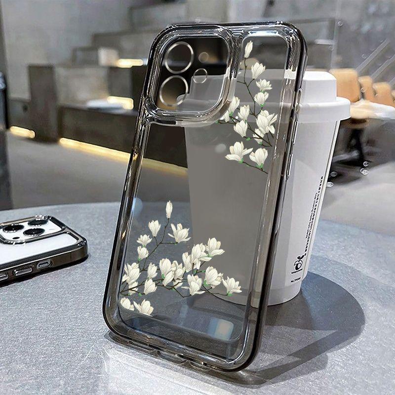 Маленький свежий цветок для чехла мобильного телефона iPhon17ProMax 16Pro нишевый 15 Apple 14/15 креативный 16