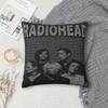 Radiohead Rock Metal Band Pillowcase Cushion Cover Throw Pillow Cover Soft And Sweet Chair Decoration Zippered Multi Size