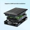 Portable External Disk Case Good Heat Dissipation Wide Compatibility HDD Case Slim USB 3.1 To 2.5-Inch SATA HDD Case
