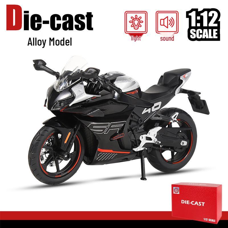 Кавасаки 1:12 Модель мотоцикла Ducati Alloy со звуком для детей