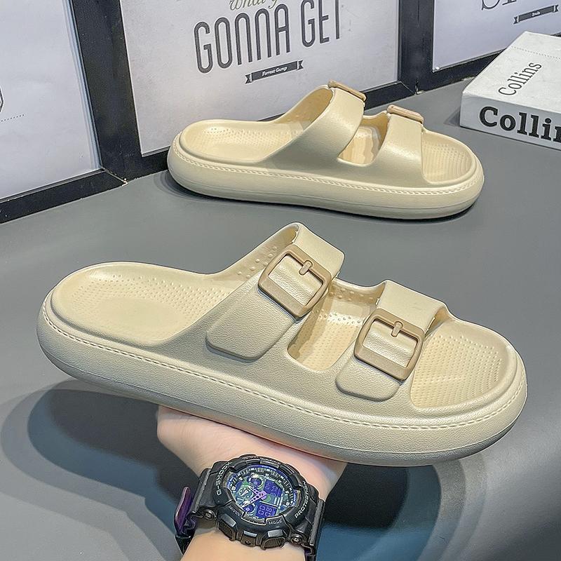 Модные новые мужские шлепанцы пляжные тапочки сандалии летние повседневные мужские туфли на плоской подошве нескользящие тапочки обувь сандалии сапатос хомбре