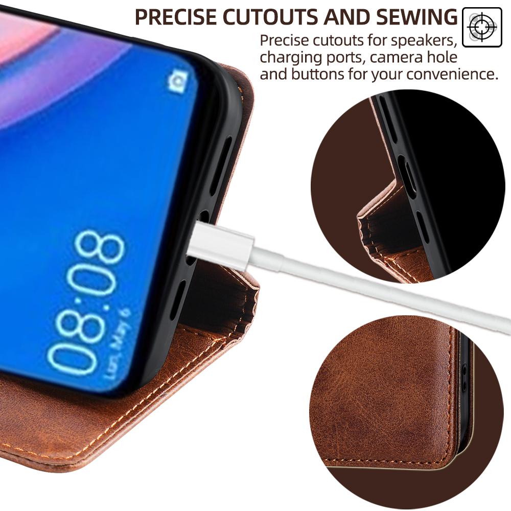 For Huawei P30 Wallet Case Luxury Leather Phone Case for Huawei P60 P50 P40 P30 Pro Plus P50E P40 Lite E Magnetic Flip Cover