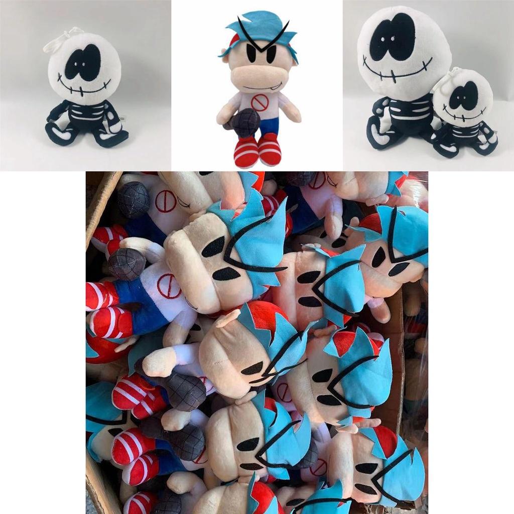 Плюшевая игрушка Friday Night Funkin' Невероятно мягкая Кукла Fnf Whitty и Бойфренд Лимонный Демон для детей