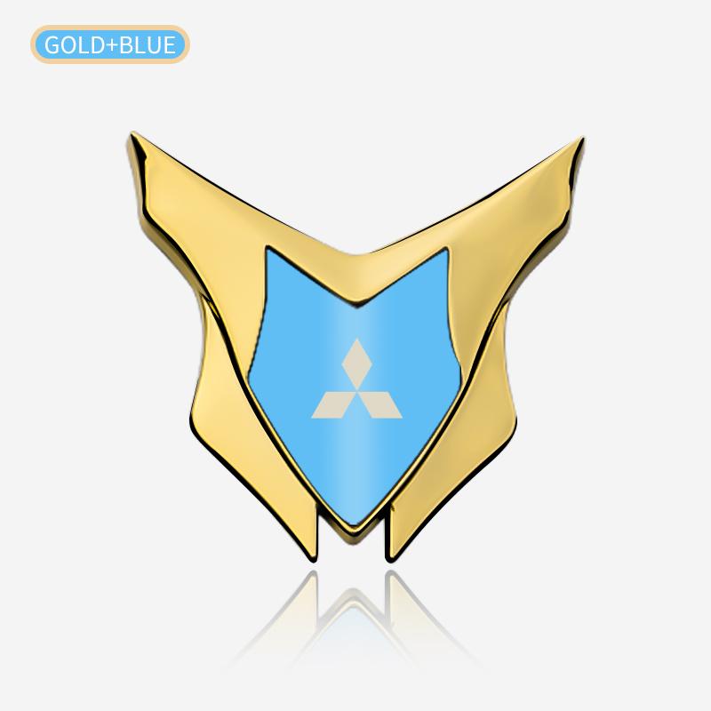 Car Shield Styling Logo Decoration Sticker For Mitsubishi Outlander ASX Eclipse Pajero Lancer EVO Delica L200 Mirage RALLIART