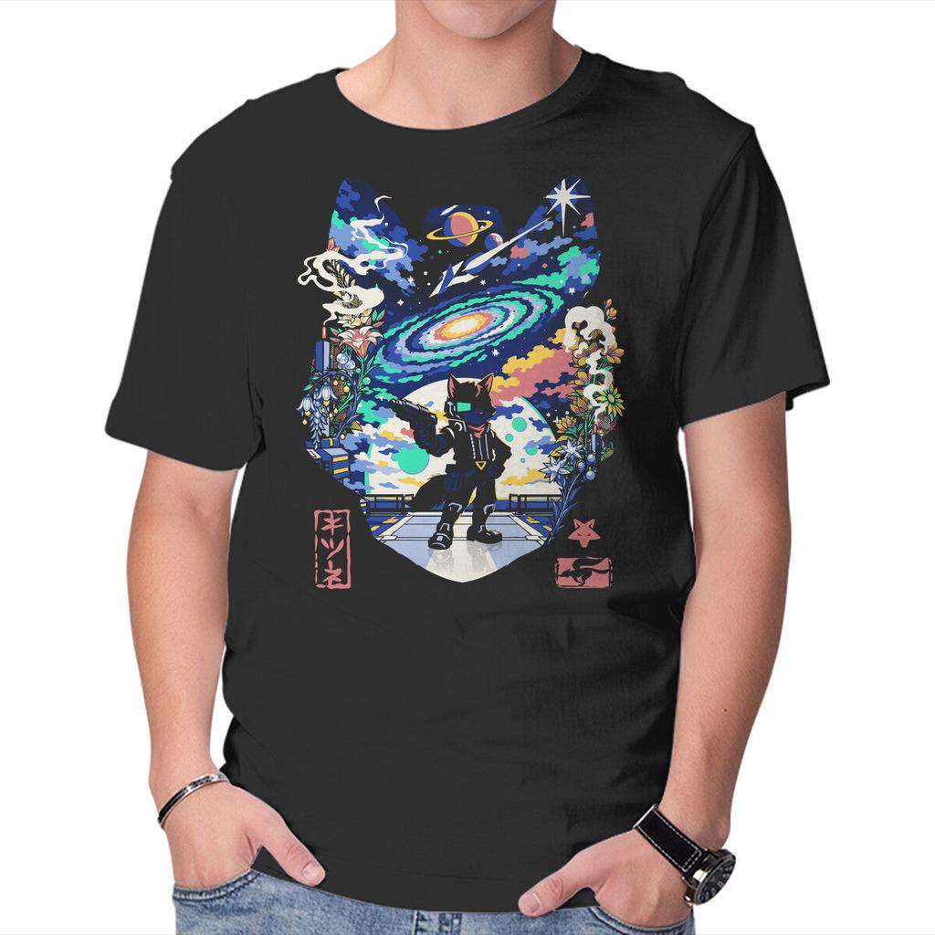 Unisex Crew Neck T-Shirt The Adventurer Fox Graphic Short Sleeve Casual Tee