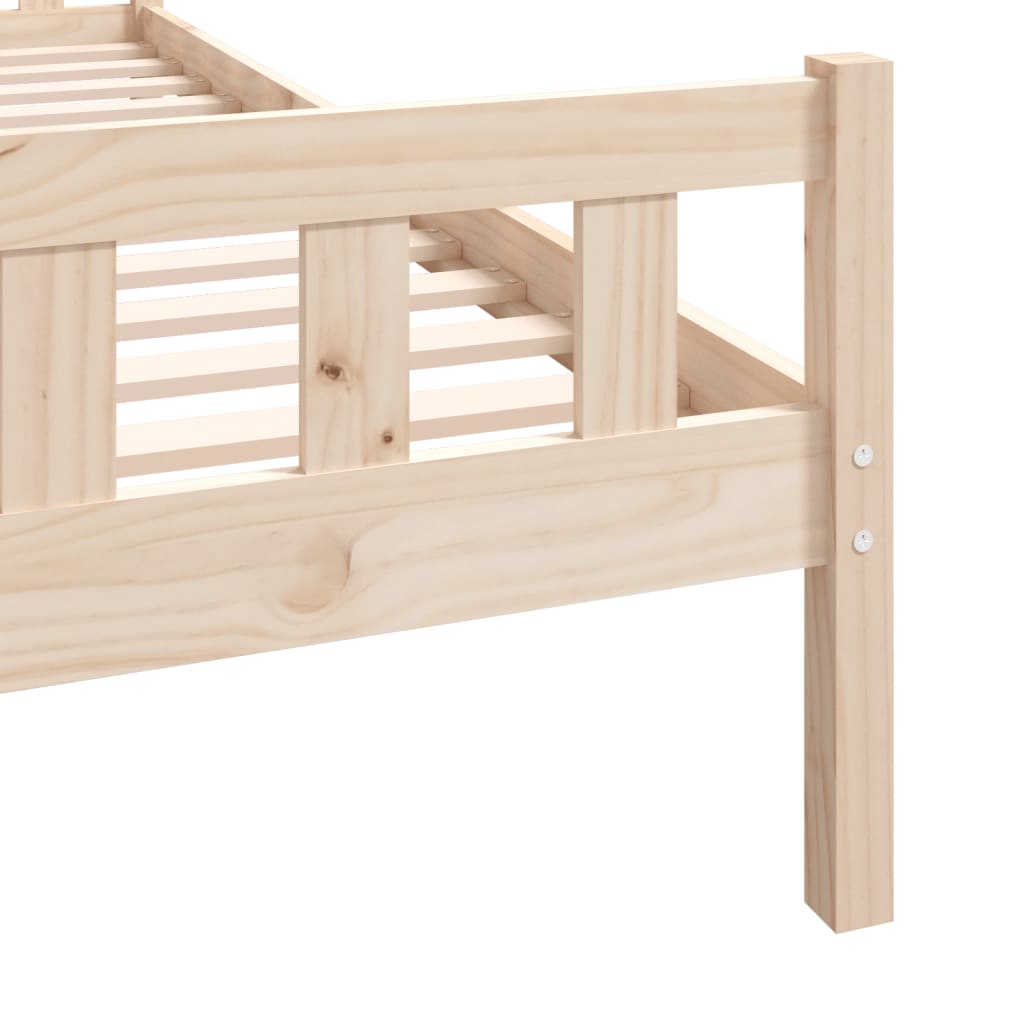 Solid Wood Bed 90x190 cm