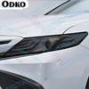 Тонировка фар автомобиля Дымчато-черная Защитная пленка Наклейки из ТПУ Наклейка из ТПУ Для Toyota Camry XV70 2018